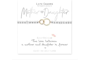 Life Charms The Love Between A Mother And Daughter Is Forever Bracelet