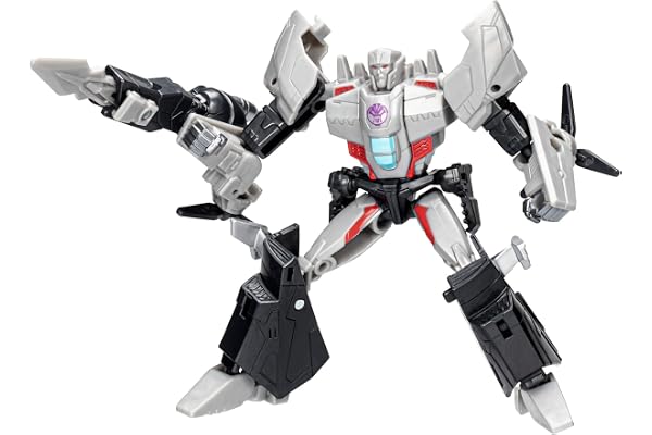 Transformers EarthSpark, Figurine Megatron Classe Guerrier de 12,5 cm, Jouet Robot pour Enfants, à partir de 6 Ans