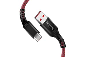 Fasgear Warp Charge 30W Kabel do Oneplus 7 Pro 7T, 1.8m Dash Ładowanie Kabel USB C Szybkie ładowanie Nylonowy pleciony kabel do synchronizacji danych USB typu C do Oneplus 7 6T 6 5T 5 (1.8m, Czerwony)