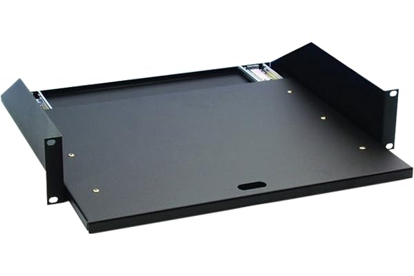 Adam Hall 19" Parts 87555 - Berceau Universel Rackable 19" 2 U sur Glissières
