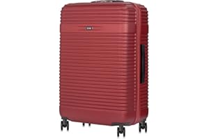 OCHNIK Grande Valise | Valise Rigide | Matière : ABS | Dimensions : L | Dimensions : 76x51x30cm | Volume : 97 litres | 4 Roues | Haute qualité | Marron