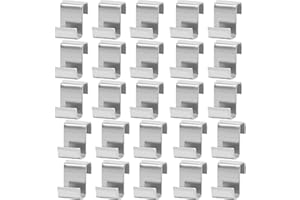 ZAYIN 25 Stück Z-Clips für Gewächshausglasscheiben Gewächshausclips für Glas Edelstahl Gewächshaus Z-Clips Gewächshausfensterclips Glasscheibenbefestigungen Clips für Gewächshausglas Ersatzzubehör