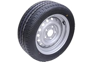 Parnells 195/50R13C Remorque Roue et Pneu, 5 Clou 112mm PCD - Wanda WR068 900kg Pneu