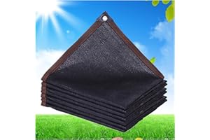 GYUEZX GYUE Red de Sombreado Resistente al UV del 50-65% de 6-Pin,Malla Sombreadora con Ojales,Paño de Sombra Transpirable,Toldo Parasol,para Techo Balcón Patio Jardín Plantas Invernadero,3x9m