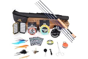 SPRINTON MAXIMUMCATCH Predator Salzwasser/Süßwasser Fliegenrute & Rute und Rolle Combo IM10 Rutenblank in 8/9/10/12wt 4 Teile