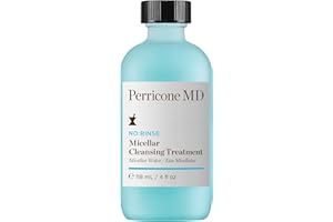 Perricone MD No-Rinse Micellar Cleansing Water 118ml – Ultra-Gentle 3-in-1 Facial Cleanser, Toner & Makeup Remover – Deep Pore Cleansing, Refreshes & Smooths Skin – Lightweight, Fragrance-Free Formula