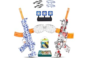 UTIJFOY Set of 2 Gel Splatter Toys, Funny Gel Blaster Toys for Birthday, Outdoor Team Games, New Year, Daily Reward, Halloween