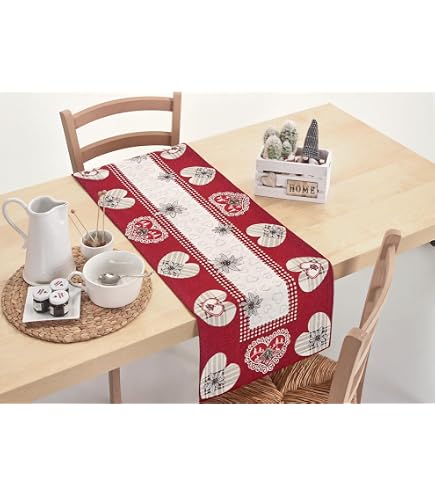 Copritavolo Salotto/Cucina Jacquard Modello Charme Made In Italy