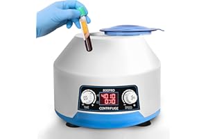 SOOJOOK Centrifuga Laboratorio PRP 6x15ml con schermo LCD, 4000rpm Macchina Centrifuga Plasma, 100min Limit, 1953xg, per sangue, plasma, pratica medica-220V