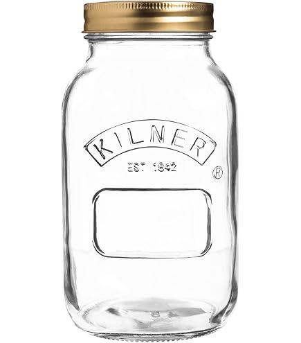 KILNER Milchflasche Mit Drehverschluss – 0,57 L, Auslaufsicher, Aus Glas – Ideal Für Shakes, Milch, Limonade Oder Als Geschenkflasche