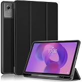 Derwere Case for Lenovo Idea Tab Plus with Pencil Holder Silicone Anti-Shock Tablet Case for Lenovo Idea Tab Plus 12.1 Inch T