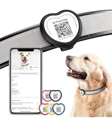 Hey Buddy Smart Pet Tag WhoseID QR Code Cat Tag, Modifiable Pet
