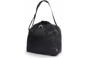 Aerolite Easyjet 45x36x20 Máxima Cabina Homologada 32.5L Bolsa Bajo El Asiento Evita Los Gastos De Equipaje De Easyjet Garantía De 5 Años (Negro)