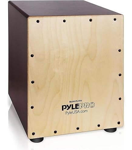 LP Latin Percussion Cajon Black Box 19 x 11 x 10,13 Front: Baltisch Berk, Body: MDF, Type: Draad (3 x 16), LP1428NY, Handtrommel, Zittrommel, Drum Circle