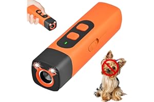 KOMEIYL Anti Bell Gerät Hunde, Antibell Ultraschall Gerät, Hundeabwehr Ultraschall mit 3 Einstellbaren, Erziehungshilfen Hunde, Gilt für Stubenreinheit Sensiblem Bellen Zeigt Sofortige Wirkung