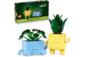 LEGO Botanicals Mutlu Bitkiler 10349-9 Yaş ve Üzeri Bitki Sever Çocuklar için Renkli Saksılı Yapım Seti, Oyun ve Dekorasyon için Eğlenceli ve Öğretici LEGO Seti, Doğum Günü Hediyesi (217 Parça)