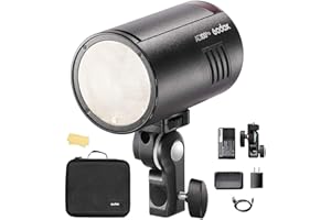 Godox AD100pro Stroboskop-Blitz, tragbar, 2600 mAh Akku, 100 W, TTL/M/Multifunktionen, 2,4 G Wilreless X-System, 5800 K ± 200 K, 1/8000 HSS 0,01–1,5 s, Recycling, 360 Full Power Outdoor Stroboskoplitz