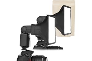 X2 Softbox 15x20 pour Flash diffuseur Universel Pliable Portable Compatible Toutes Marques Canon Nikon Vivitar Sony Pentax Yongnuo- Adaptout Marque Française