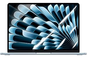 MASIBLOOM Protection d'écran en verre trempé pour MacBook Air 13,6" 2025 M4 Chip Model A3240 Transparent 9H Résistant aux rayures Accessoires de protection pour ordinateur portable