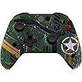 eXtremeRate Army Mecha Patterned Front Housing Shell Case for Xbox One S/X Controller, Soft Touch Faceplate Cover Replacement Kit for Wireless Controller (Model 1708) - Controller NOT Included
