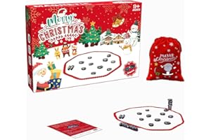 LEGQYJK Scacchi Magnetici Natalizie, Magnetici Chessgame, Scacchiera Magneticaes, Giocotavolo Scacchi, Scacchiera Magnetici, Portatile Scacchiera Magnetiche for Festes in Famiglias Viaggios