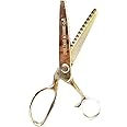 SHALIMAR SCISSORS COMPANY 8" Inches Zig Zag Scissor for Cloth Cutting and Tailoring Work,Mild Steel, Ergonomic Grips, Ultra-Sharp, Professional Pinking Shears, Silver - Set of 1
