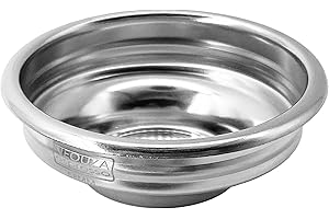 NEOUZA Cesta de filtro de acero inoxidable 304 de 58 mm, 1/2 taza, cesta ciega para portafiltro sin fondo, compatible con cafetera espresso E61 Group (1 taza)