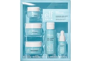 e.l.f. Skin Holy Hydration Mini nawilżający zestaw do pielęgnacji ciała, środek do demakijażu, nawilżający i pod oczy