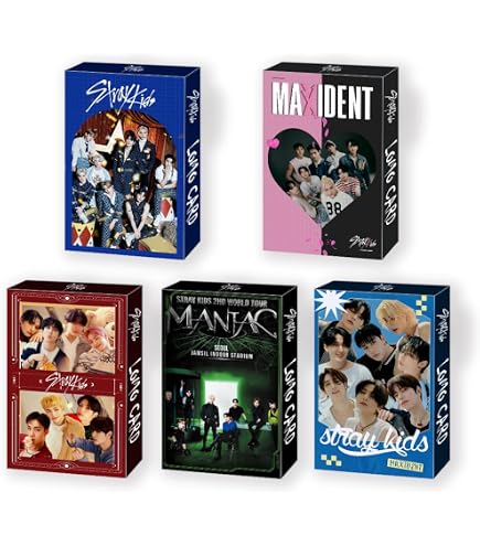 5 Pack/275 Pcs Stray Kids 5 Star Lomo Card Kpop Photocards