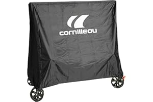Cornilleau Copertura per Tavolo da Ping Pong Premium Unisex, in Poliestere, Grigia, Taglia Unica