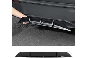 Arcoche hinteren Diffusor für Tesla 2025 2026 Model Y Juniper hinteren Stoßstanger Formen unteren Lippen Splitter Spoiler Model Y Zubehör(glänzendes Schwarz)