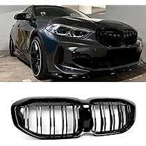 Frontgrill Glanz Schwarz Für BMW 1er F40 - Ersatz Kühlergrill 2019-2021