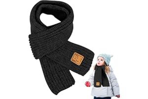 LXYYDS Echarpe pour Enfants, Bébé enfants Écharpe à tricoter, Tricotée Echarpes pour Garçons et Filles, Tout-petits Cache-cou en laine Tricotée, Echarpe pour Bébé, pour enfants de 2 à 10 ans