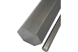 DEVELORY Sechskant Stahl SW 17 Länge: 1000mm Material 11SMn30 - Schlüsselweite SW13 bis SW 60 - Länge: 10mm bis 1000mm