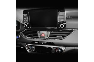 ‎FUEISOF FUEISOF Armaturenbrett Gitter Lüftung Abdeckung Rahmen Auto-Innenraum ABS Für Hyundai I30 PD PDE MK3 2017-2024 (Geschmiedete)