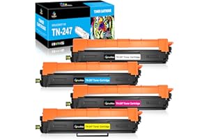 LeciRoba TN247 Toner do Brother TN247 TN243 do Brother DCP-L3550CDW DCP-L3510CDW HL-L3210CW HL-L3230CDN HL-L3230CDW HL-L3270CDW MFC-L3710CW MFC-L3730CDC-L30CDC-L30CDC N MFC-L. 3750CDW MFC-L3770CDW (4 sztuki)