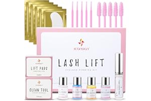 2023 Aktualisiertes Wimpernlifting Set, Hbaid Lash Lifting Kit Professionelle Wimpern Curling Makeup Tools, Semipermanente Curling-Dauerwellen-Welle Lange andauernd für Salon und Heimgebrauch