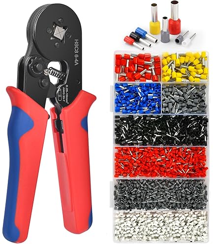 210 stuks Krimpkousconnectoren, Sopoby Soldeer Seal Wire Connectors & Krimpkous Butt Crimp Connectors Elektrische Connectoren Waterdichte Diverse Draad Terminal Kit, 26-10GA