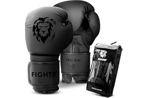 FIGHTR® Premium Boxing Gloves - Ideal Stability & Impact Strength | Punching Gloves for Boxing, MMA, Muay Thai, Kickboxing & Martial Arts | Includes Carry Bag