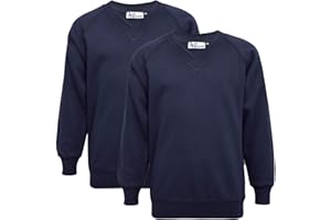 A2Z 4 Kids Girls Boys Scouts School Uniform Pack Of 2 V Neck Jumper Long Sleeves Back to School Cardi Sweatshirt Age 3-14 Years