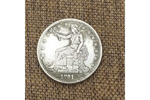 YUNBEST 1791 Monedas antiguas de un dólar de la Libertad de los Estados Unidos - Moneda de Gran América - Moneda Conmemorativa no circulada