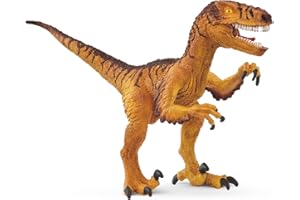 Schleich Dinosaurs - 18cm Realistic Velociraptor Dinosaur Toy. Detailed Dino Action Figure with Movable Jaw for Boys and Girls. Fun, Imaginative Play Figurine Dinos - Cool Toys for Kids Ages 5+, 15045