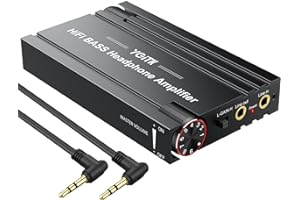 YGiTK Kopfhörer Verstärker Tragbar BASS HiFi Kopfhörerverstärker, 3,5-mm-Stereo-Audioausgang, 16-600Ω wiederaufladbarer Audio Kopfhörer verstärker für MP3/ MP4/ Telefone/Kopfhörer für Computer