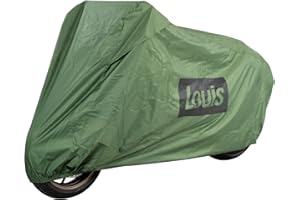 ‎LOUIS Louis Motorrad Abdeckplane Urban, Motorradabdeckung, Wasserabweisend, UV-stabilisiert, Frostbeständig, Reißfest, Lüftungsöffnungen, Kennzeichenfenster, Gummizüge, Variante M