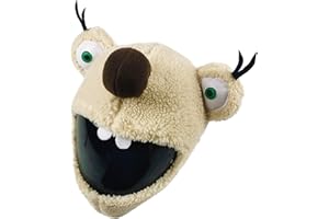 FunnyRiders Housse Casque Moto Amusante - Couvre-Casque Intégral Amusant & Mignon - Accessoires Moto, Protection Contre Poussière, Bosses, Rayures - Fait à la Main en Pologne - Taille Universelle