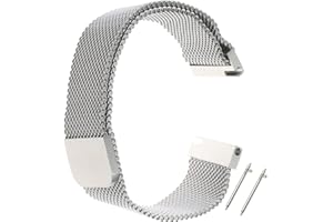 The Lord of the Tools Pasek magnetyczny 20 mm, kompatybilny z Amazfit GTR 42 mm/GTS/GTS 2e, GTS 2, GTS Minin Bip/Bip Lite, pasek do zegarka ze stali nierdzewnej