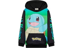Pokemon Pullover Jungen Hoodie, Pikachu Kapuzenpullover für Mädchen, Langarm mit Kängurutasche, Geschenke für Kinder Teenager