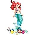 Star Cutouts SP008 Ariel - Cardboard Cutout Party Decorations With Six Mini Party Supplies - The Little Mermaid - Princess Disney