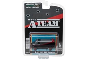 Greenlight A-TEAM Modellino DieCast Furgone GMC VANDURA 1983 di B.A. BARACUS - Scala 1/64 ORIGINALE
