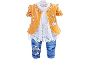 YYA Leisure Spring Trend 3 pièces Ensembles t-Shirt et Costume de Cow-Girl